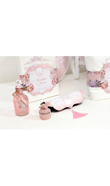 Trusou de botez regal pentru fetite tematica florala, Mica printesa 12